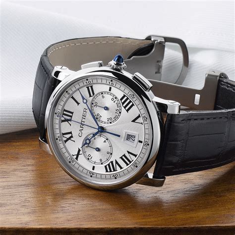 rotonde de cartier chronograph watch|cartier rotonde sale.